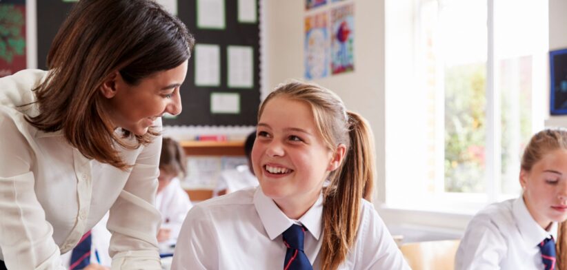 Teacher and student. | Newsreel