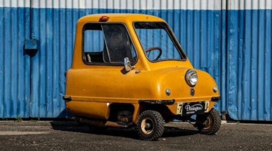 A 1964 Peel P50 microcar. | Newsreel