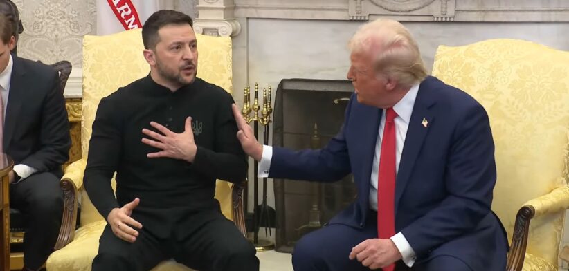 Volodymyr Zelenskyy and Donald Trump. | Newsreel