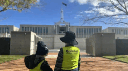 Guardian Childcare and Education children explore Parliament House in Canberra.