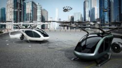 Flying taxis. | Newsreel