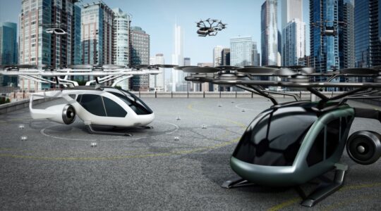 Flying taxis. | Newsreel