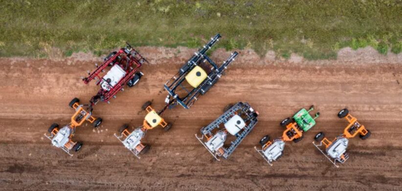 Autonomous farm robots. | Newsreel