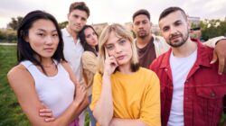 Group of young people. | Newsreel