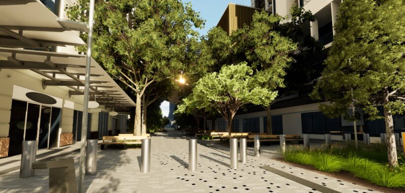 3. Albert Street plaza render