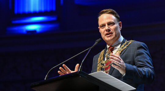 Brisbane Lord Mayor Adrian Schrinner - Newsreel