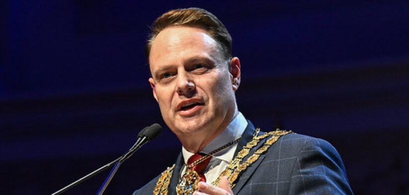 Brisbane Lord Mayor Adrian Schrinner - Newsreel