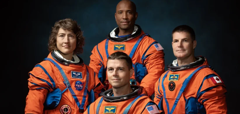 The crew of the Artemis NASA space mission that will circle the moon in 2026 - Newsreel