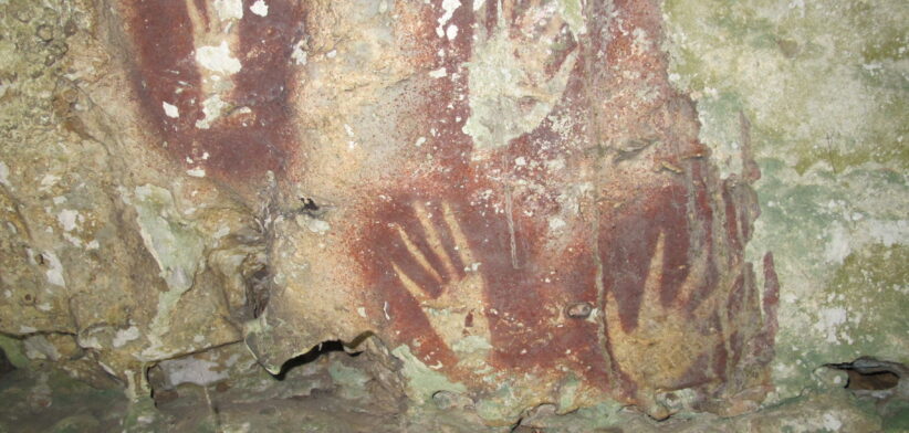 Cave art in Indonesia - Newsreel