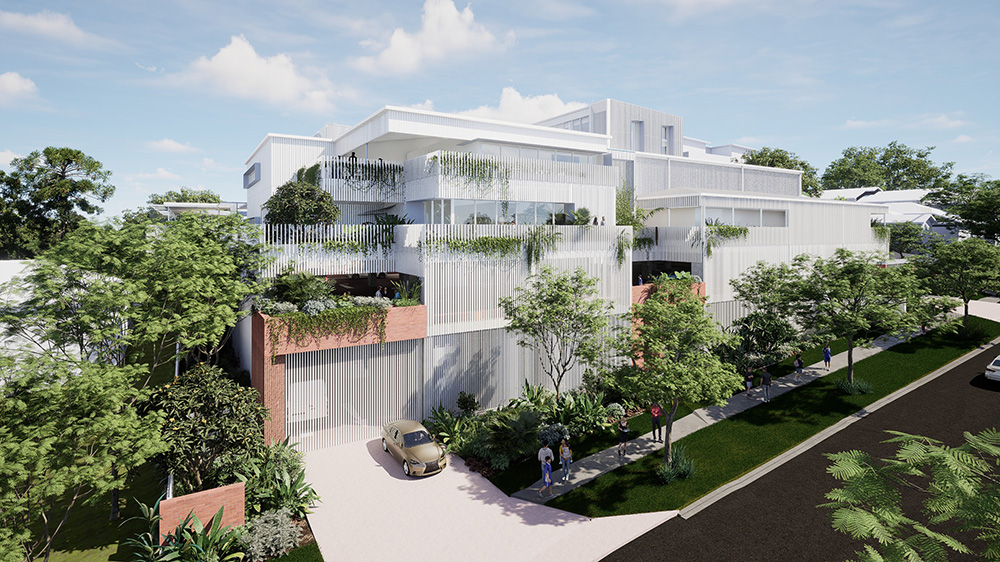 A render of the proposed Brisbane Catholic Education high school at Windsor - Newsreel.