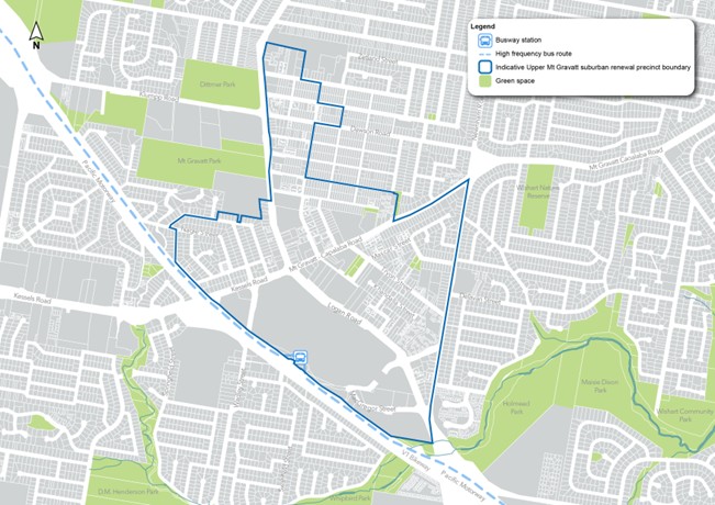 Mr Gravatt development area