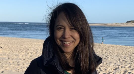 Newsreel Editor Susan Schwartz at Bulcock Beach in Caloundra in 2021 - Newsreel