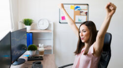 Professional freelance making a good business deal