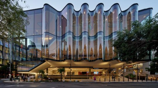 The architecture of QPAC’s new Glasshouse Theatre