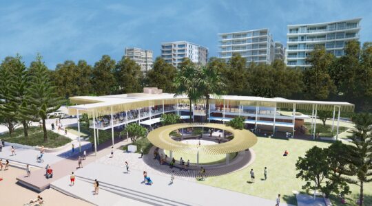 Work starts on new pavilion at historic Suttons Beach