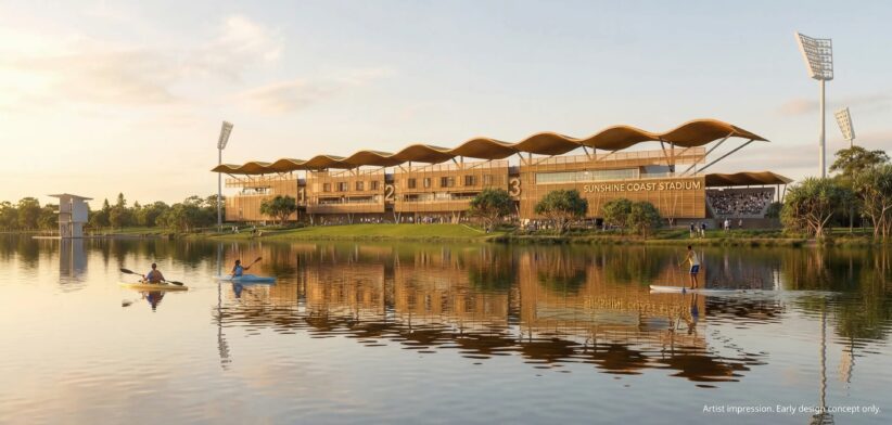 Sunshine Coast Stadium - Newsreel