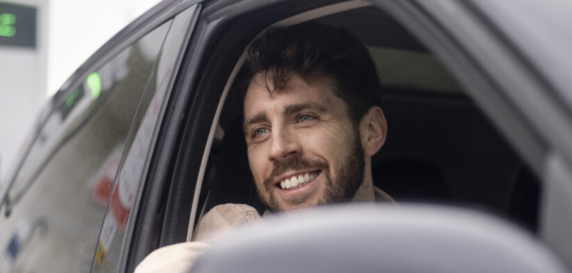 Charged Car in a Car Park