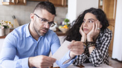 Couple having financial problems