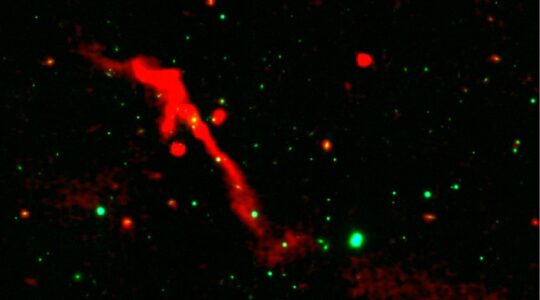 ‘Cosmic volcano’ erupts after 100 million years of silence