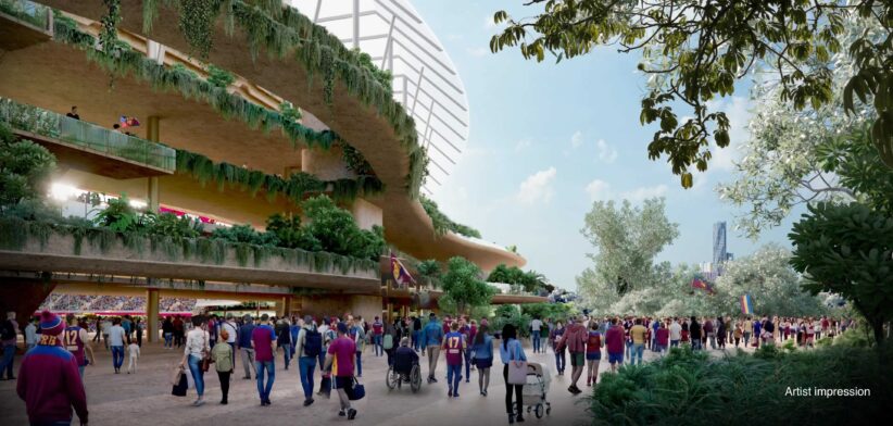 Brisbane Stadium - Newsreel