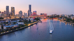 Brisbane Story Bridge City Skyline