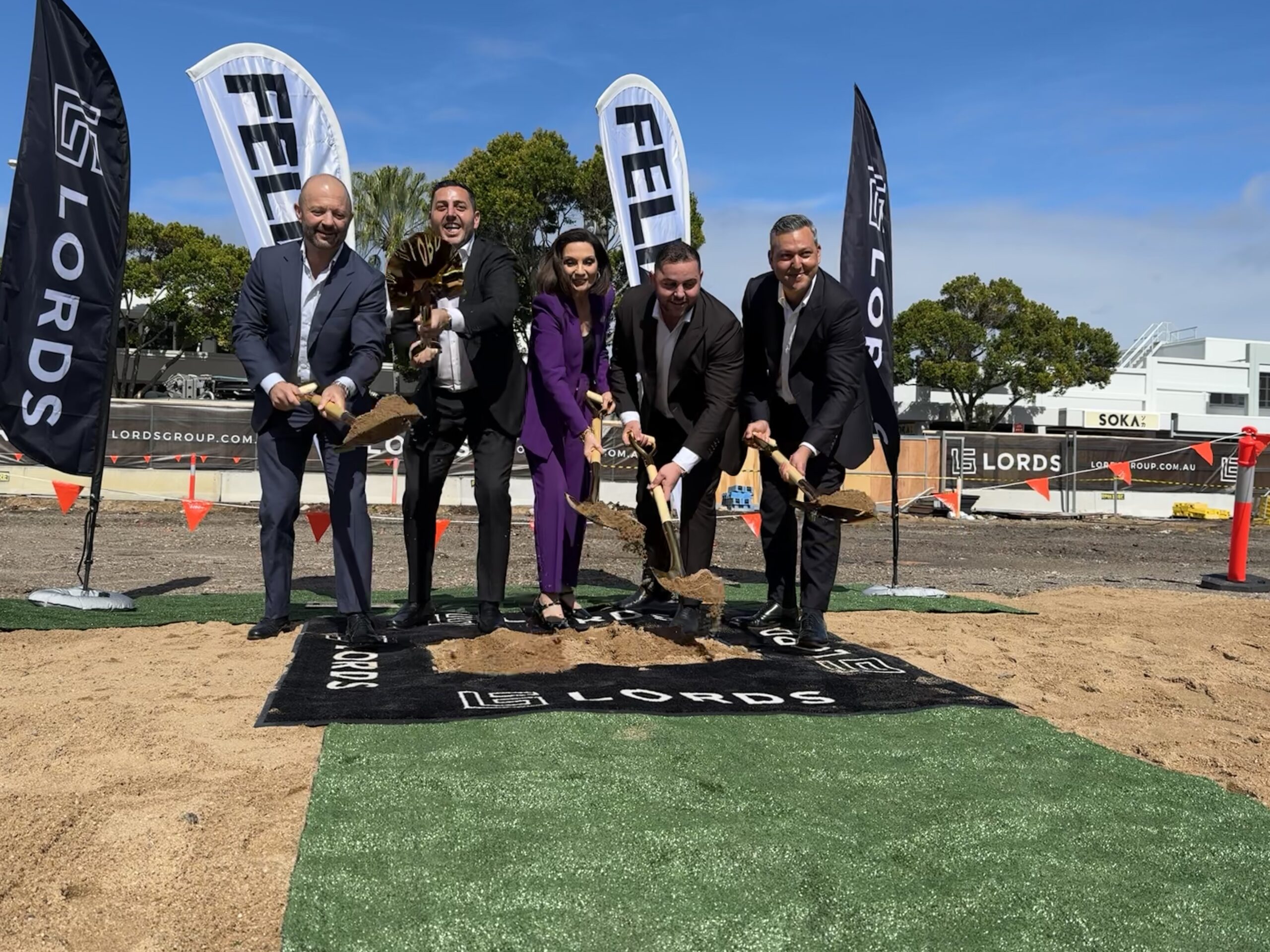 IMAGE 1 - Crowne Plaza sod turning