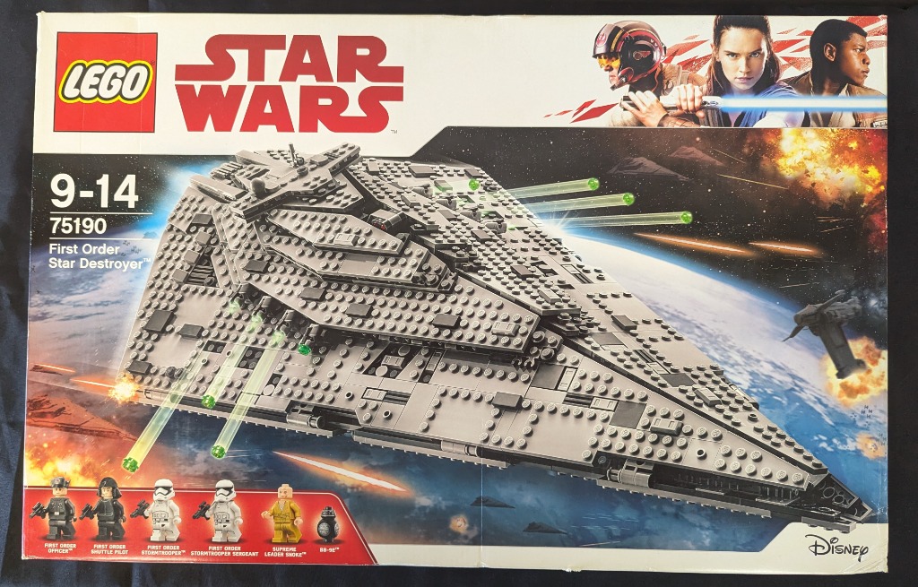 LEGO STAR WARS FIRST ORDER STAR DESTROYER SET 75190