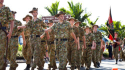 Australian Soldier Cadets at Anzac Day March Parade