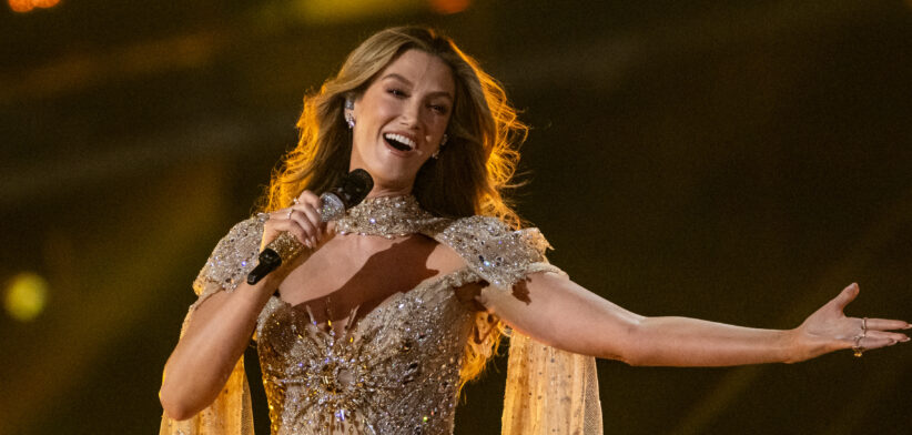 Delta Goodrem at Eurovision.