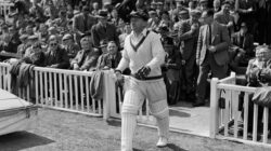 Bradman Walks Out