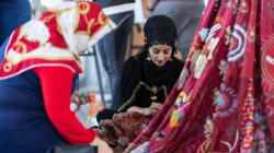 Sharmin Sadia Kurdistan and Tugba Gula Turkey Swansea photo Mark Pickthall 2022