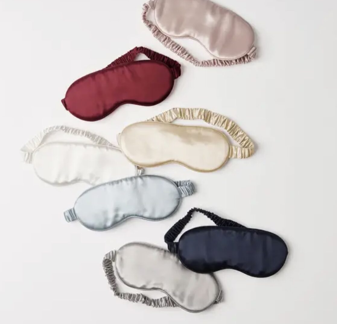 Bed Bath n' Table silk eye masks.