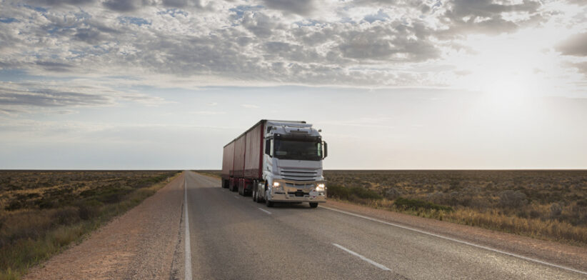 Transporting goods across Nullarbor Plain