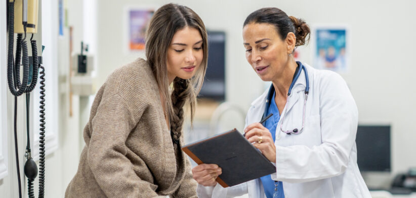 Teenager at a Medical Appointment