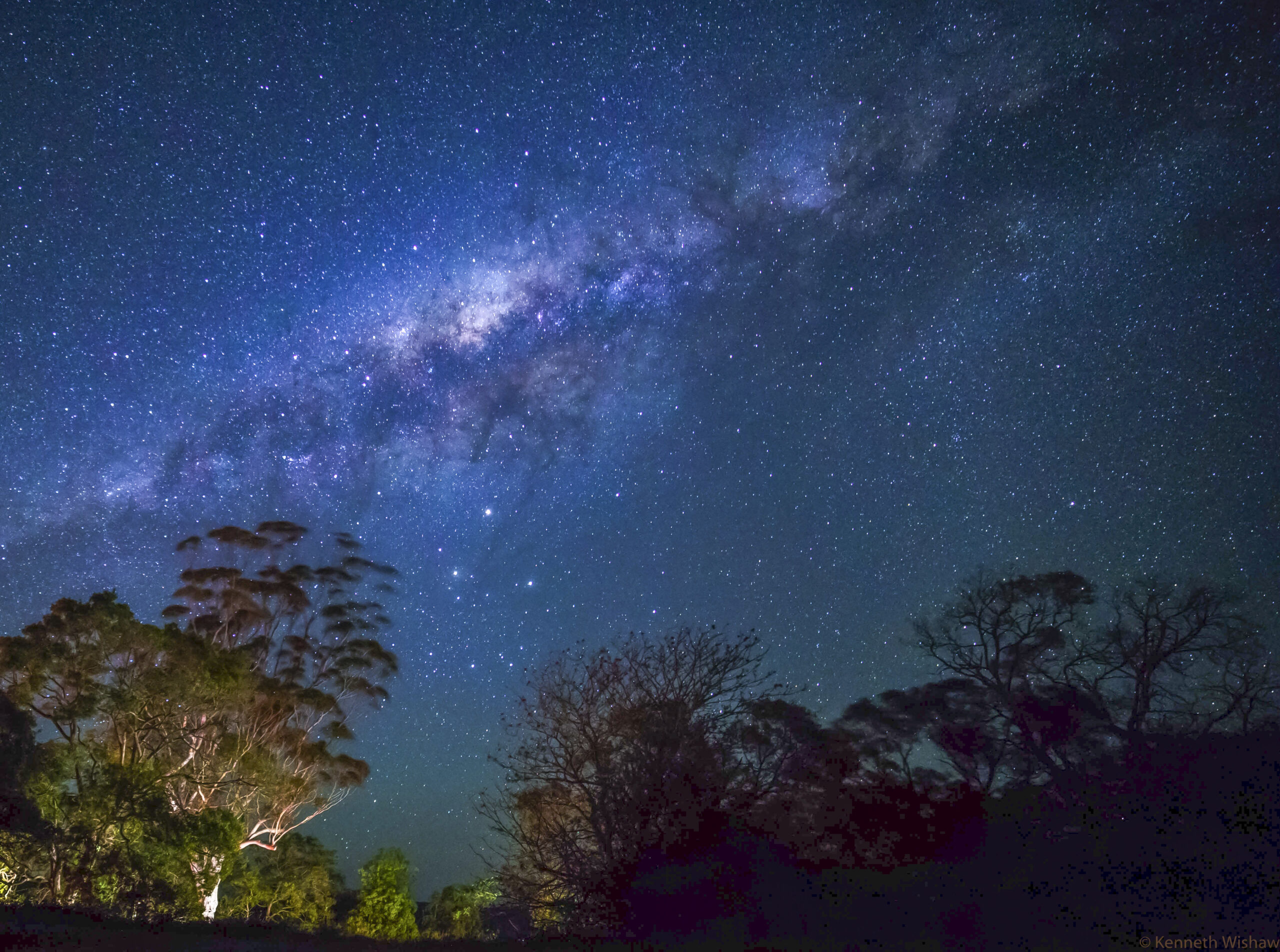IMAGE 1 - Milky Way in the Sunshine Coast International Dark Sky Reserve - image by Dr Ken Wishaw