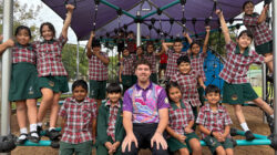 Ryan St John and students