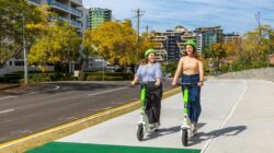Brisbane cycle - Newsreel