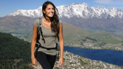 Beautiful woman hiking (XXXL)