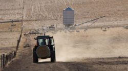A Tractor on a dry Australian Farm