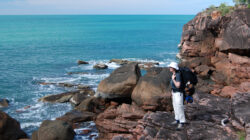 Hiker on Hinchinbrook Island