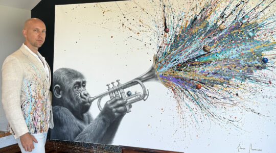 Coast artist takes on the masters in European sales