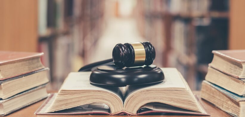 Books and gavel