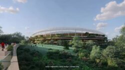 Brisbane Stadium artists impression.