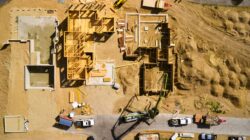 House under construction. | Newsreel