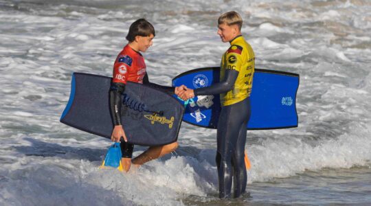 Junior bodyboarding championships at the Gold Coast