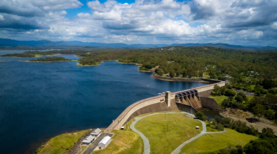 North Pine Dam - Newsreel