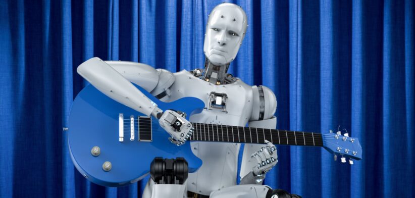 Robot musician. | Newsreel