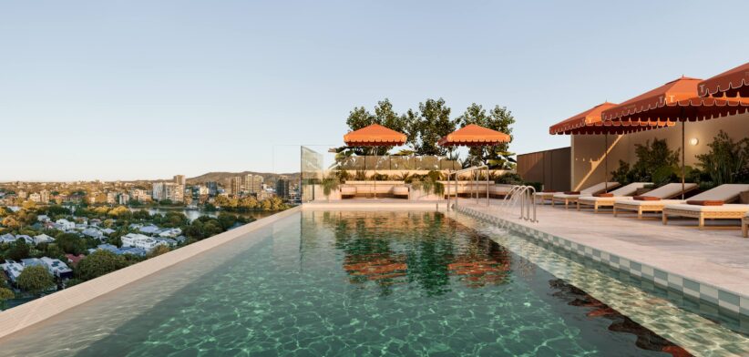 Rooftop pool The Tannery