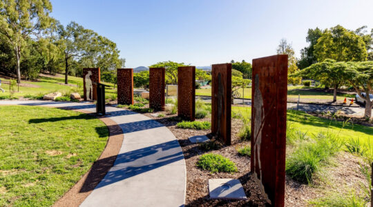 The Queens Park Ceremonial, Healing and Remembrance Place is Ipswich’s newest landmark.