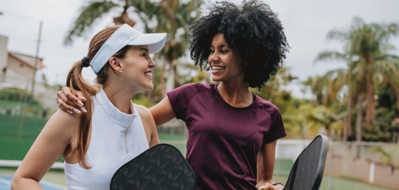 Pickleball celebrating point